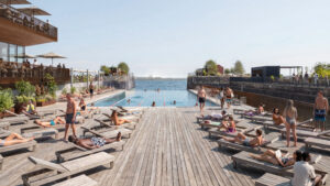 Allas Pool Cardiff Visual 007 Infinity pool OOPEAA